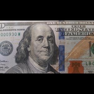 Collectors item $100 bill (this is a authentic)